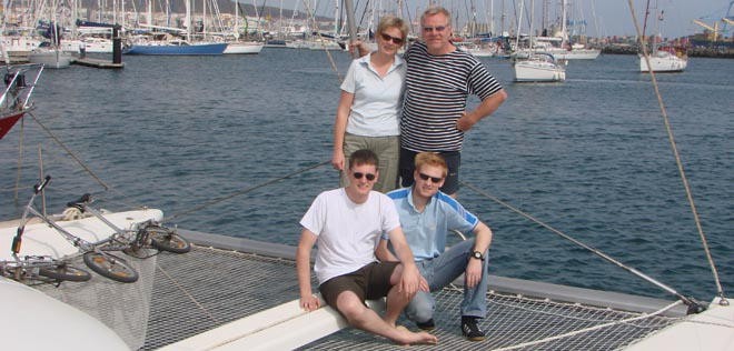 Silver Curl Crew, Gerhard and Gisela, sitting Christian and Robert © BW Media